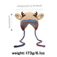 🎁🎄Christmas Sale 50% OFF! 🦌Original design Festive Christmas Antler Hat🧶