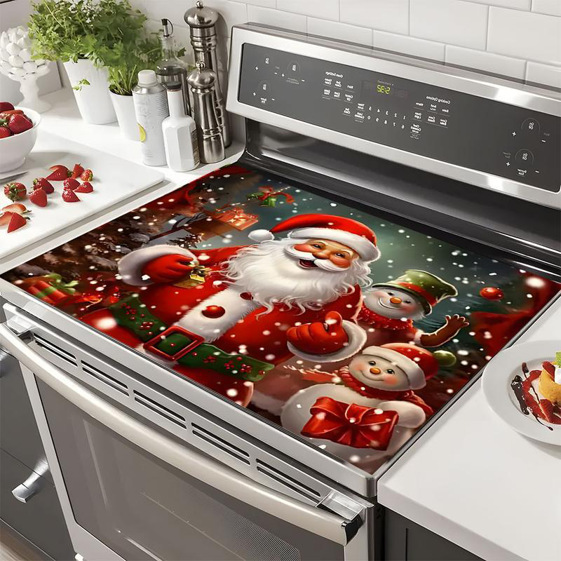 🎅🔥Christmas Themed Stove Top Protector Mat