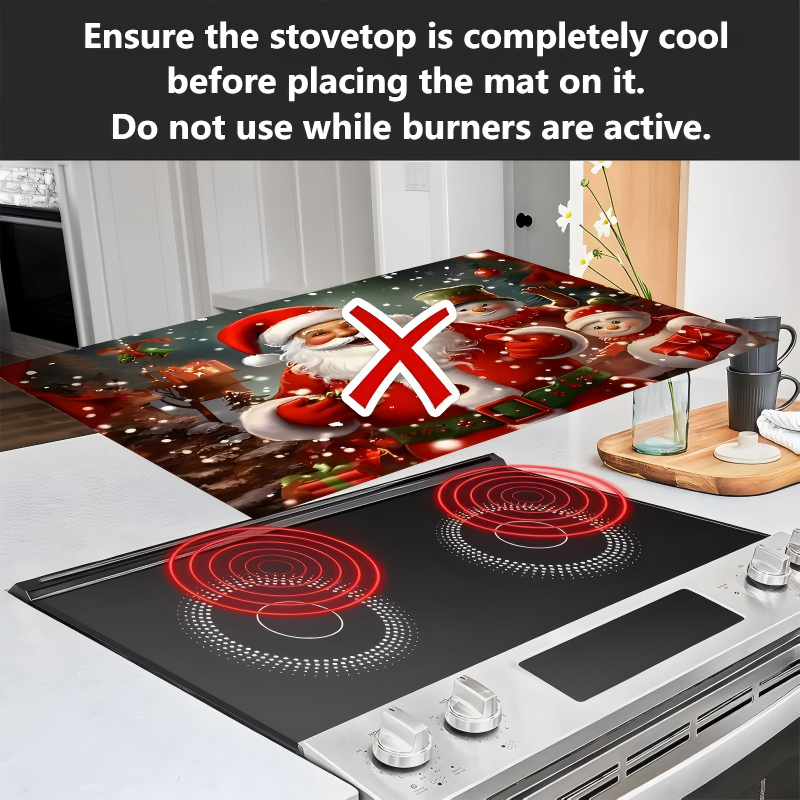 🎅🔥Christmas Themed Stove Top Protector Mat