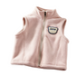 Kids' Zip-Up Winter Vest with Warm Lining