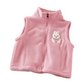 Kids' Zip-Up Winter Vest with Warm Lining