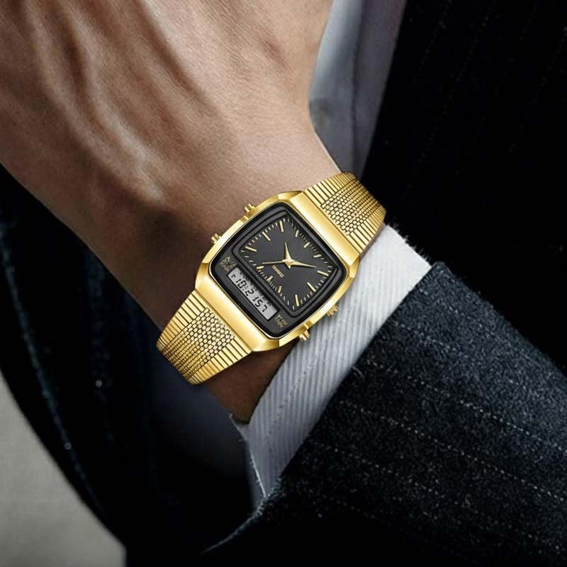 ⏰Black Friday Sale 50% OFF💥💥LIEBIG Roman Retro Dual System Multi-Function Digital Sports Watch