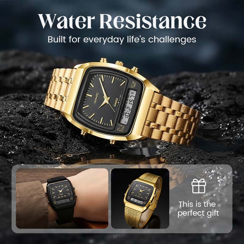 ⏰Black Friday Sale 50% OFF💥💥LIEBIG Roman Retro Dual System Multi-Function Digital Sports Watch