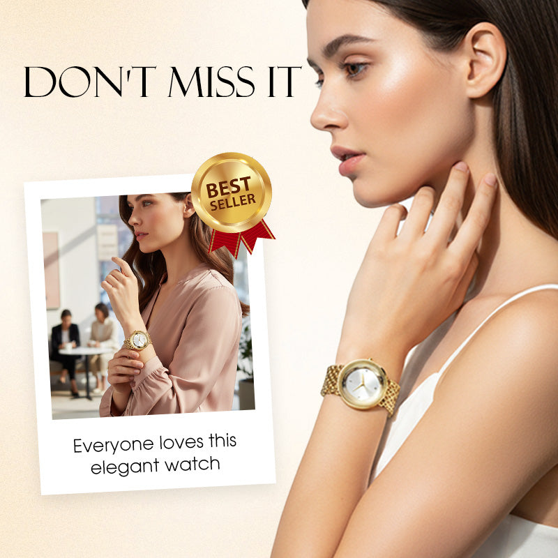 ⏳Limited-Time Special 50% OFF💥Luxury Round Bracelet Watch Fashionable Women's Wristwatch