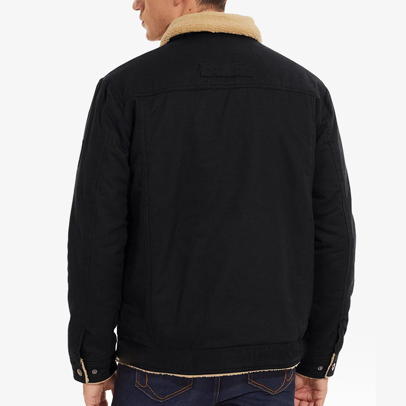 🎁Christmas Special 49% OFF⏳Men's Retro Western Winter Fleece Jacket