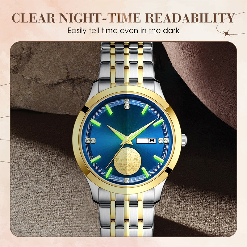 🎄🎁Christmas Special Offer: 50% OFF💥Luxurious Swiss Automatic Gold Watch For Couples