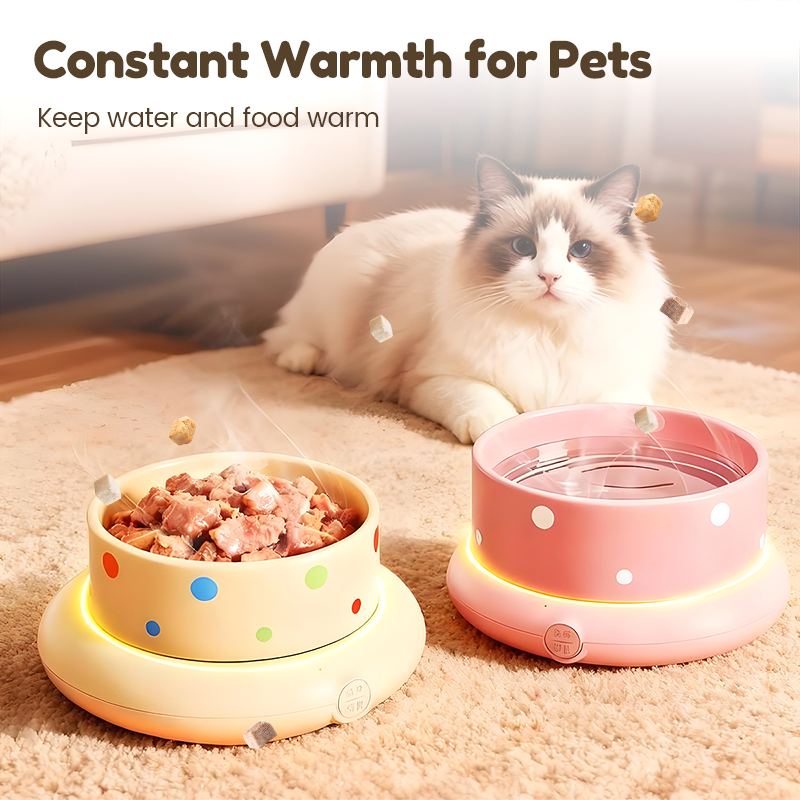 🎄🎁Christmas Pet Gifts 50% OFF🐾Constant Temperature Ceramic Pet Bowl