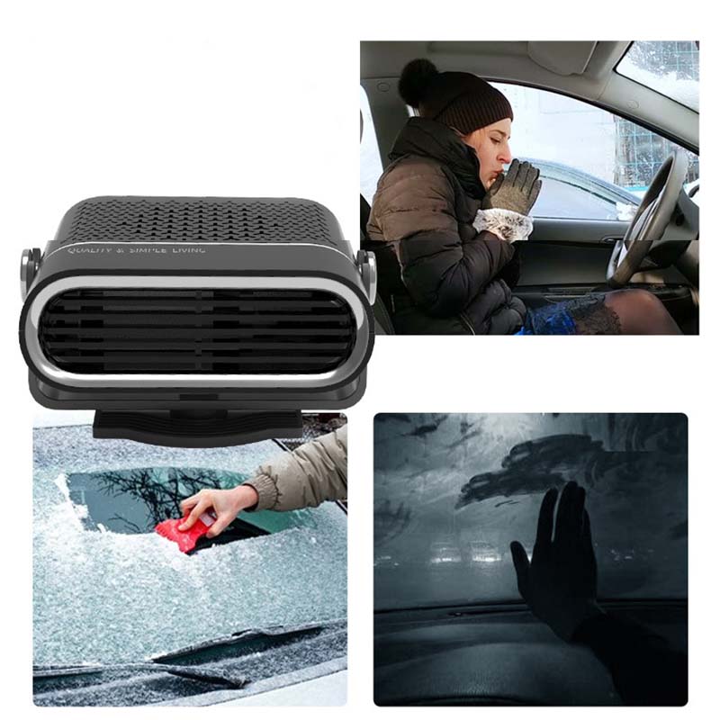 ❄️Winter Hot Sale 50% OFF🔥2-in-1 Portable Car Heater with 360° Rotation