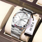 Men's Casual Business Round Dial Analog Quartz Watch
