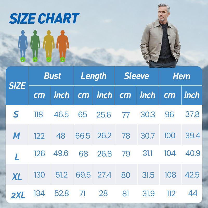 ⏰2026 Hot Sale 50% OFF💥💥Men's Classic Faux Leather Jacket