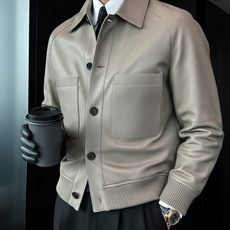 ⏰2026 Hot Sale 50% OFF💥💥Men's Classic Faux Leather Jacket
