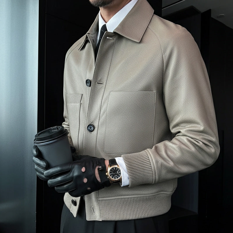 ⏰2026 Hot Sale 50% OFF💥💥Men's Classic Faux Leather Jacket