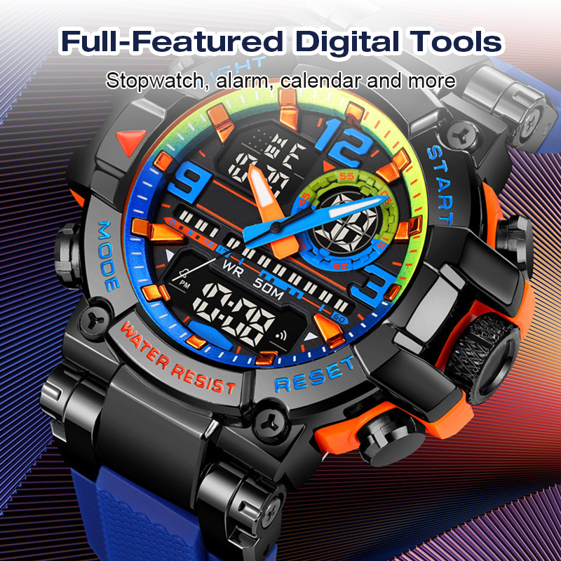 🎁Limited-Time 50% OFF⏳Multifunctional Waterproof LED Digital Watch