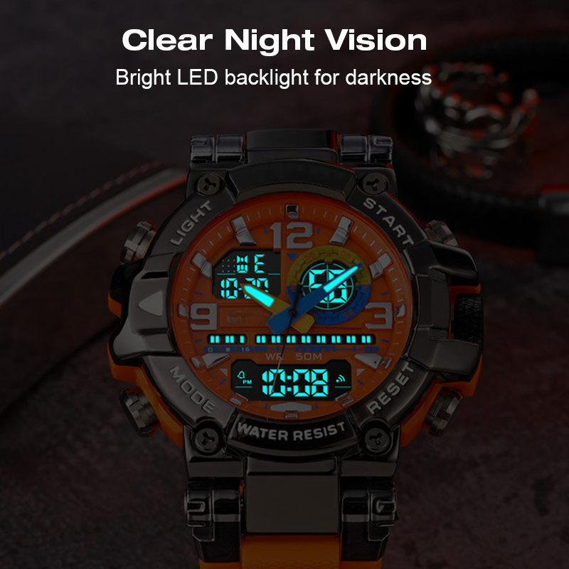 🎁Limited-Time 50% OFF⏳Multifunctional Waterproof LED Digital Watch