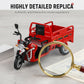🎄🎁Christmas Special Offer: 50% OFF💥Pull-Back Electric Tricycle Toy with Sound & Light
