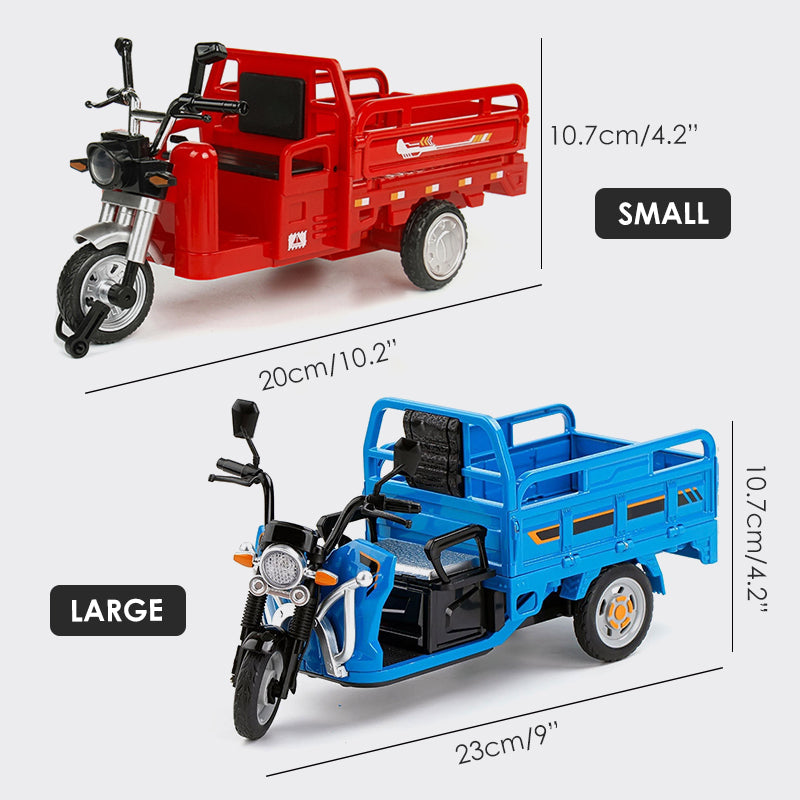 🎄🎁Christmas Special Offer: 50% OFF💥Pull-Back Electric Tricycle Toy with Sound & Light