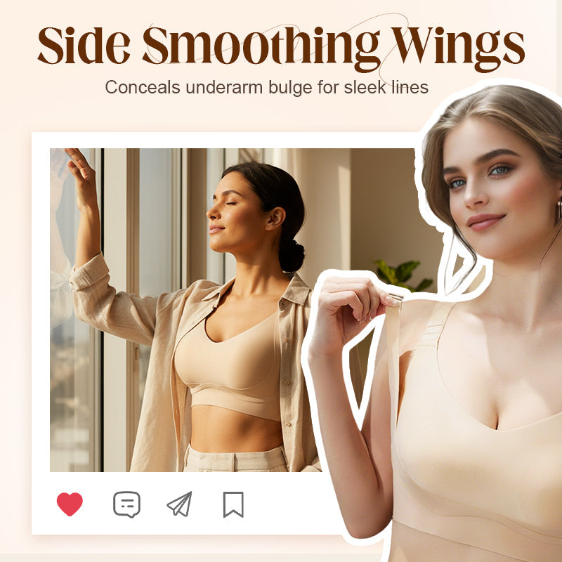 🎄Christmas Sale 50% OFF👙Anti-Sag Full Coverage Wireless Support Bra - Lifts & Shapes