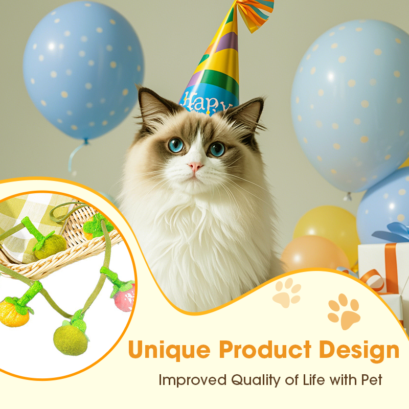 📢📢HOT SALE 50% OFF!!!✨Interactive Fruit-Shaped Catnip Toy String