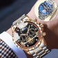 Men's Luminous Waterproof Flywheel Quartz Watch