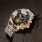 Men's Luminous Waterproof Flywheel Quartz Watch