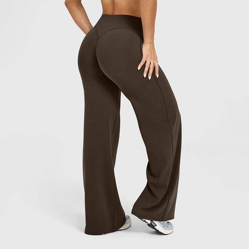 Women's Leggings Yoga Athletic High Waist Casual Comfortable Flared Trousers for Women