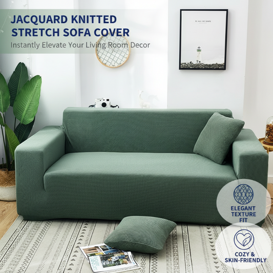 🛋️Jacquard Knitted Stretch Sofa Cover✨