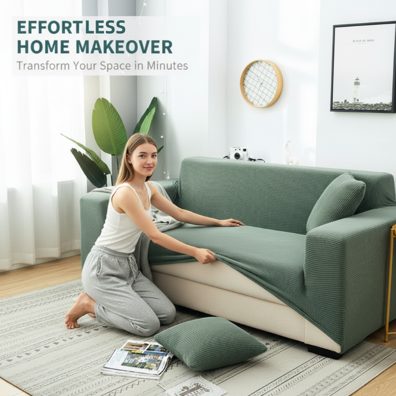 🛋️Jacquard Knitted Stretch Sofa Cover✨