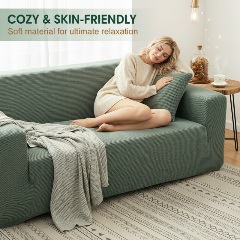 🛋️Jacquard Knitted Stretch Sofa Cover✨