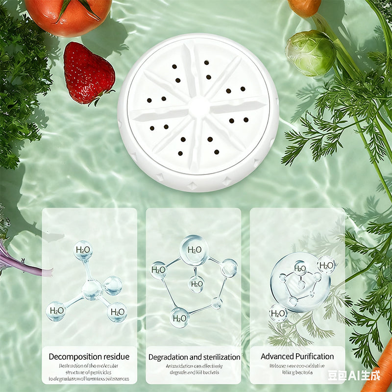 Effortless Vortex Fruit and Vegetable Washer