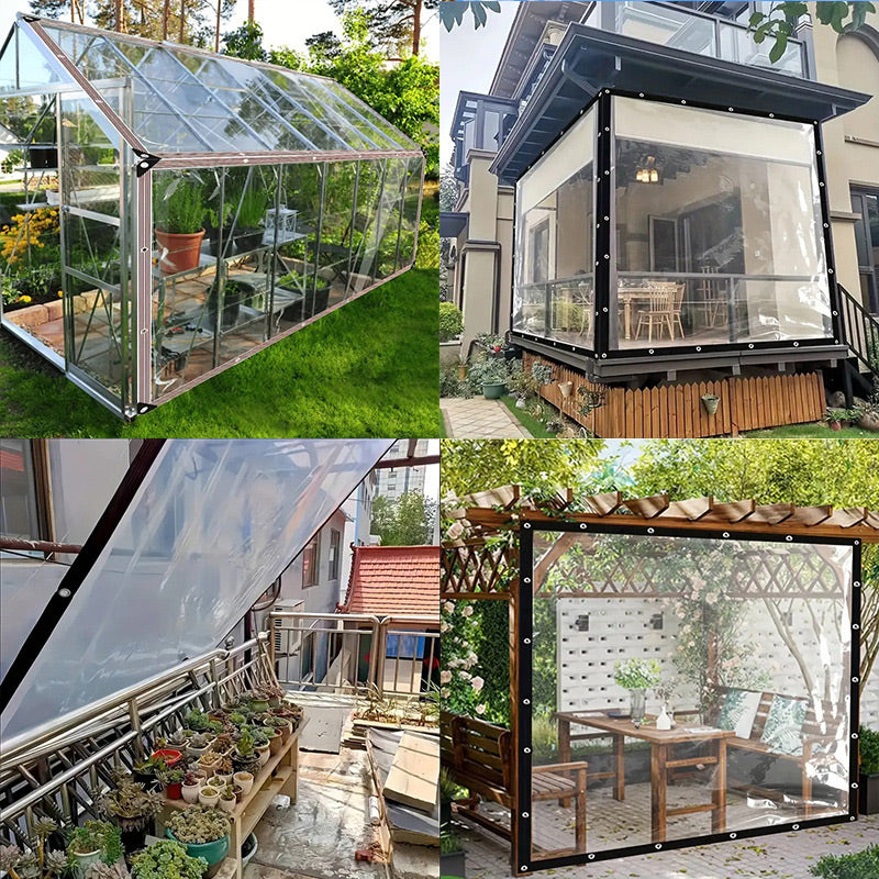 📢📢50%  OFF !!! ⏰Heavy-Duty Transparent Waterproof Insulated Tarp