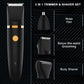 💥 3 in 1 Electric Body Hair Trimmer for Men，Cordless Groin Hair Clipper for Men, Waterproof Electric Shaver