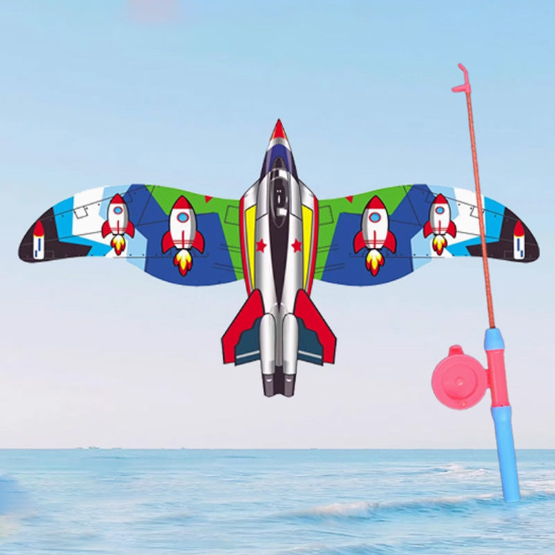 🥳2026 HOT SALE🥳💞50K+ SOLD!💥👨‍👦✨ The Perfect Outdoor Buddy for Family Fun |Outdoor Fishing Kite Set Makes Spring Memories 50% OFF🎣🪁