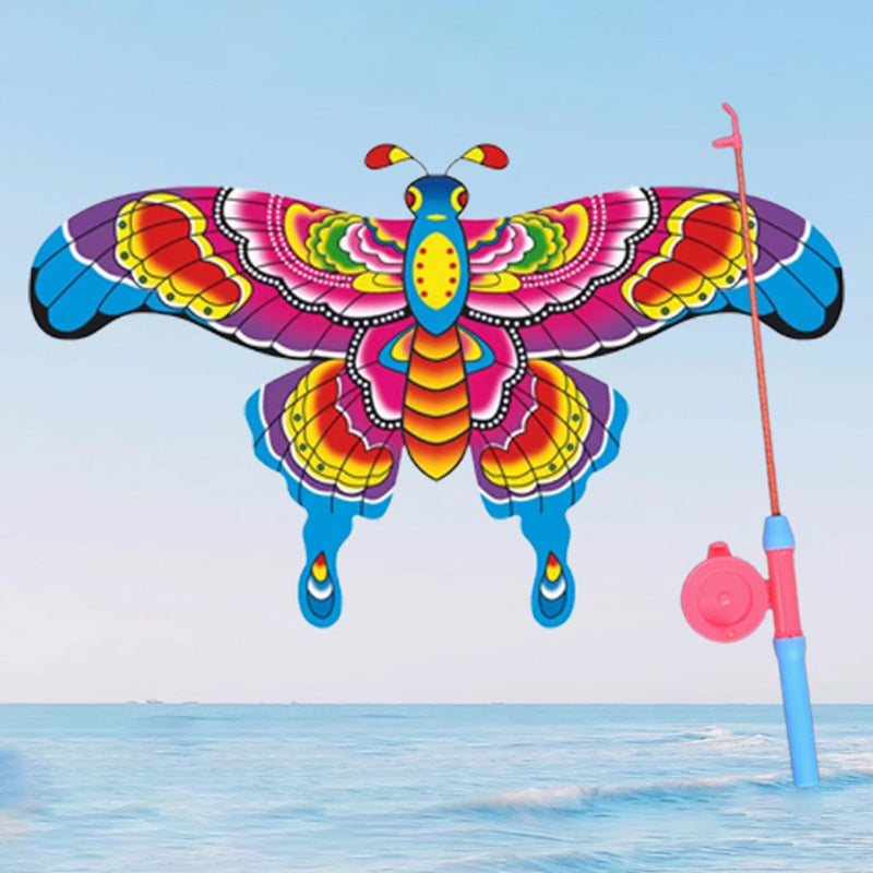 🥳2026 HOT SALE🥳💞50K+ SOLD!💥👨‍👦✨ The Perfect Outdoor Buddy for Family Fun |Outdoor Fishing Kite Set Makes Spring Memories 50% OFF🎣🪁
