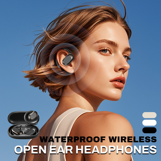 🎧 🌊 Waterproof open-ear headphones with real-time AI translation. 🌍 Travel, work, live – without limits. ⏳ Only while stocks last!
