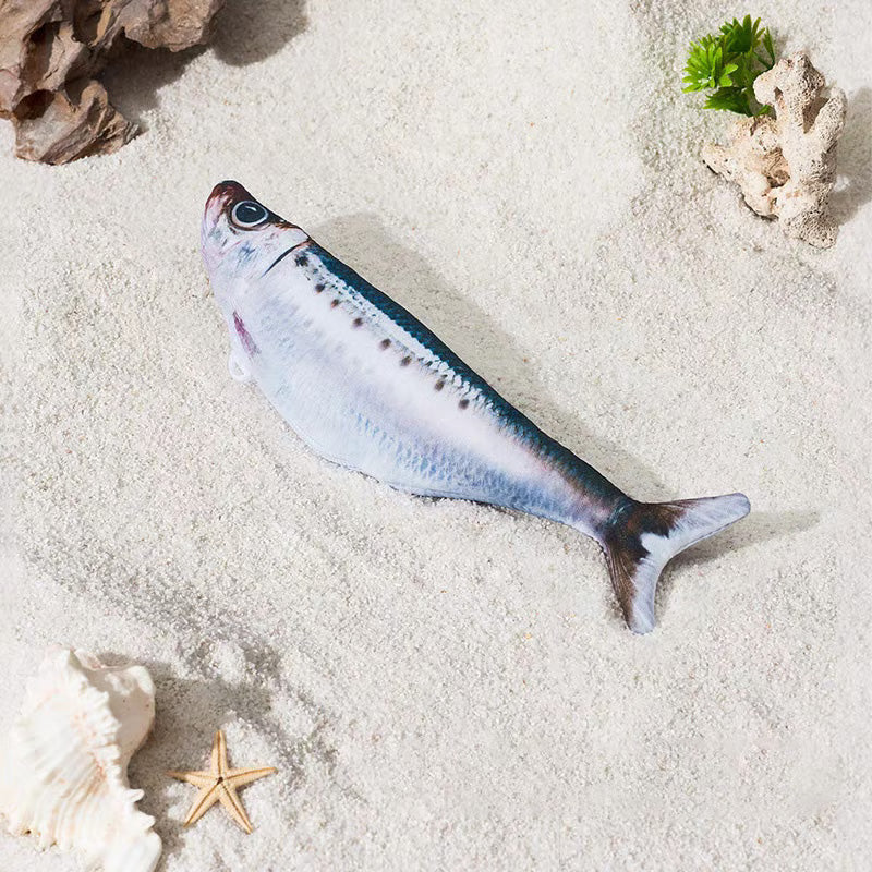 📢📢50%  OFF !! ⏰Realistic Hopping Fish Toy for Cat