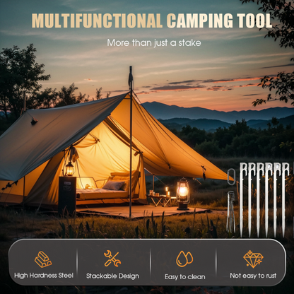 Multifunctional Stainless Steel Tent Stakes