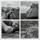 Multifunctional Stainless Steel Tent Stakes