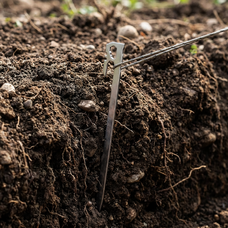Multifunctional Stainless Steel Tent Stakes