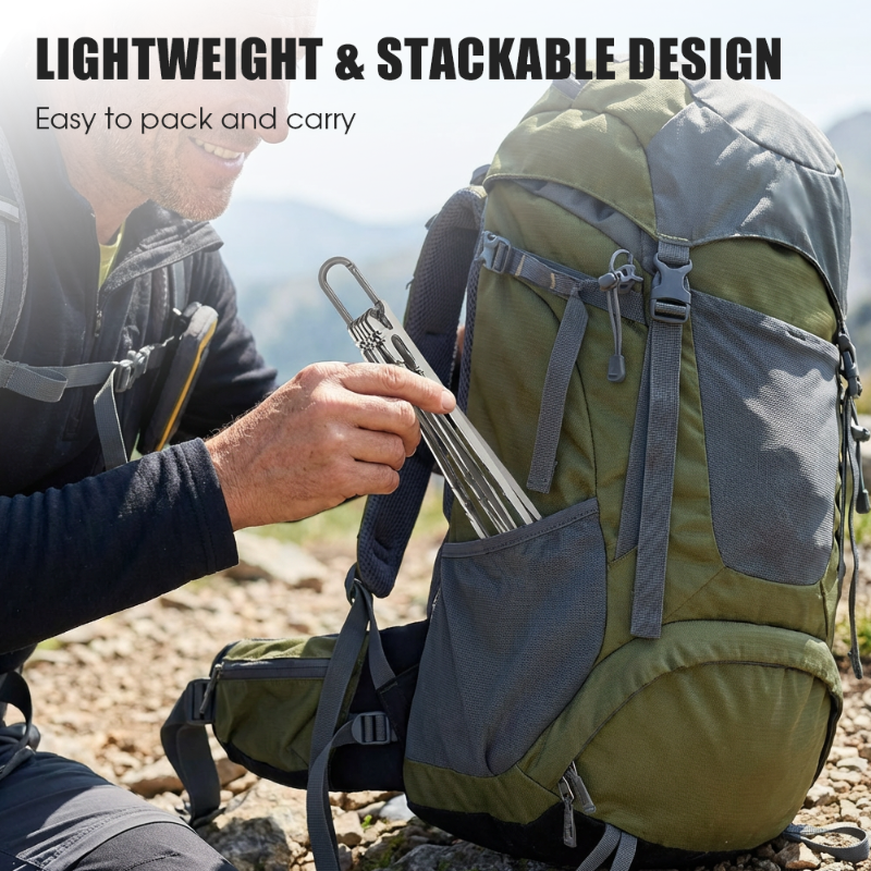 Multifunctional Stainless Steel Tent Stakes