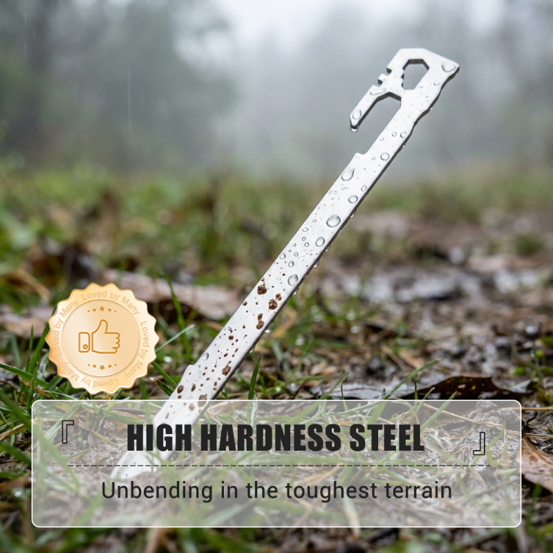 Multifunctional Stainless Steel Tent Stakes