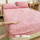 🛏️ Save 50%! ✨ 360° Plush Knit Fitted Sheet – All-around stretch & cozy ✨
