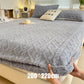 🛏️ Save 50%! ✨ 360° Plush Knit Fitted Sheet – All-around stretch & cozy ✨