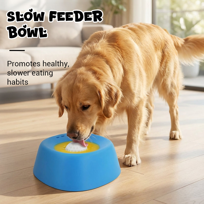 ⏳Limited-time 50% off🐶🦴Roll-N-Lick Dog Bowl: The Ultimate Liquid Treat FeederAnti-gulping bowl for dogs with rolling ball