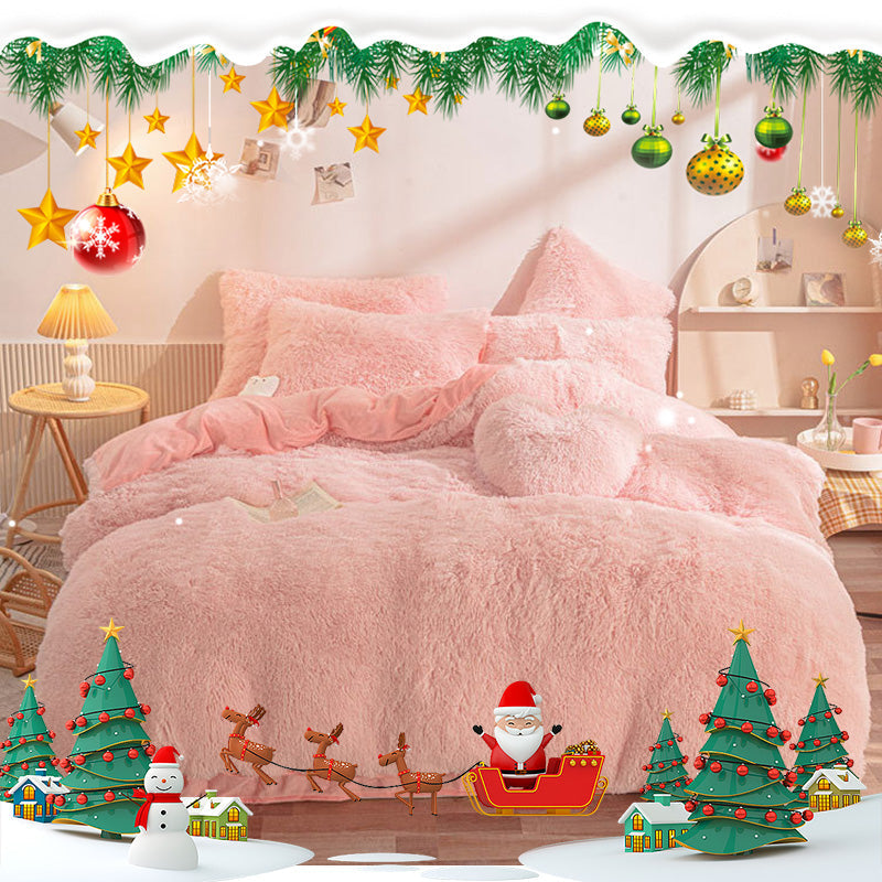 [winter gift]Winter Warm Plush Bedding 4-Piece Set
