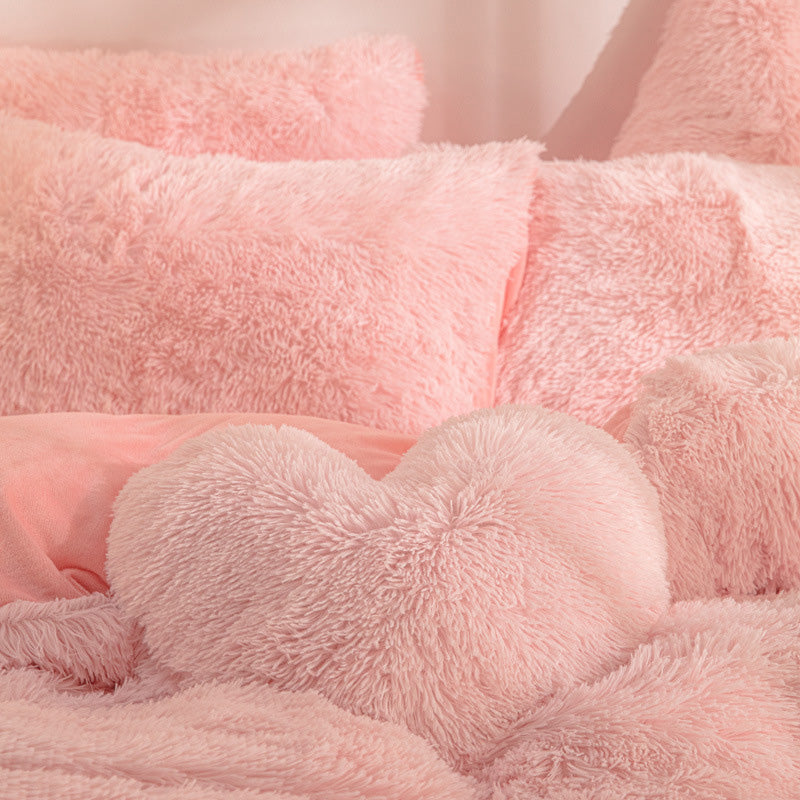 [winter gift]Winter Warm Plush Bedding 4-Piece Set