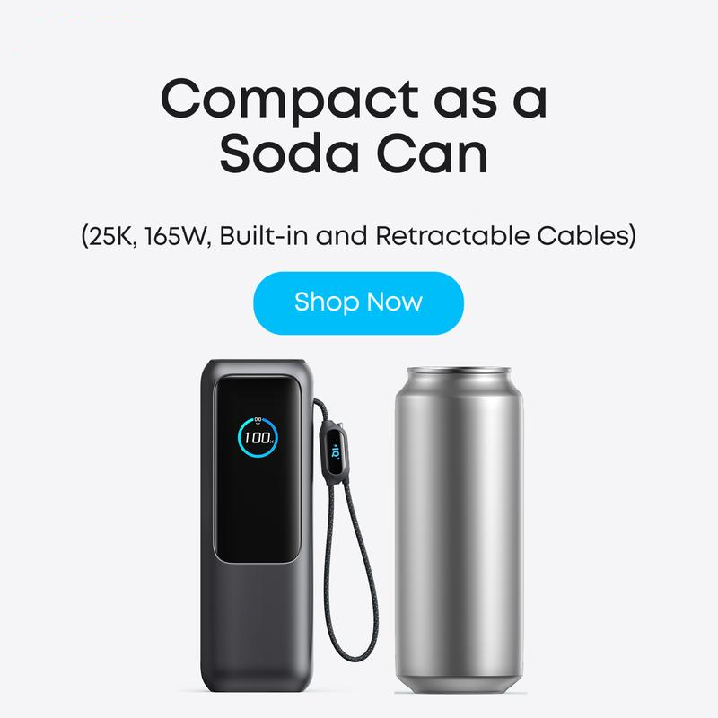 ⚡Laptop Power Bank, 20,000mAh Portable Charger with Triple 100W USB-C Ports for Multi-Device Charging