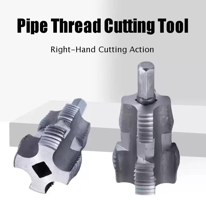 🔧DAMAGED PIPE THREADS? FIX IT FAST!🔧 Threading Tool – Clean & Rethread, Heat-Treated Steel, Durable – For DIY & Pros! 🚰