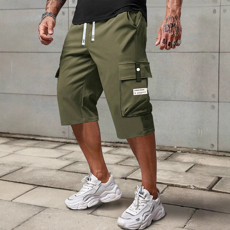 💥LAST DAY SALE 49% OFF !!📢Men's Casual Drawstring Capri Cargo Pants
