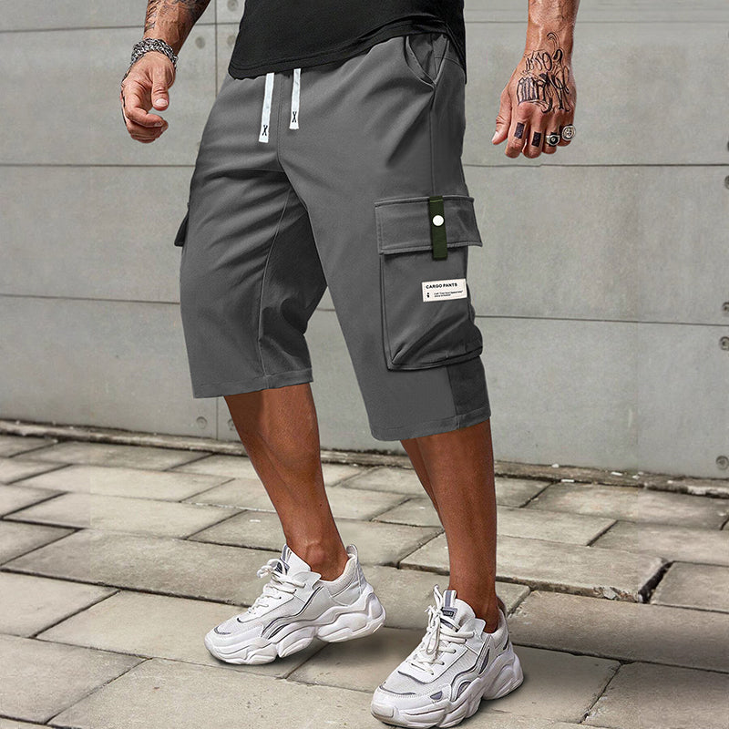💥LAST DAY SALE 49% OFF !!📢Men's Casual Drawstring Capri Cargo Pants