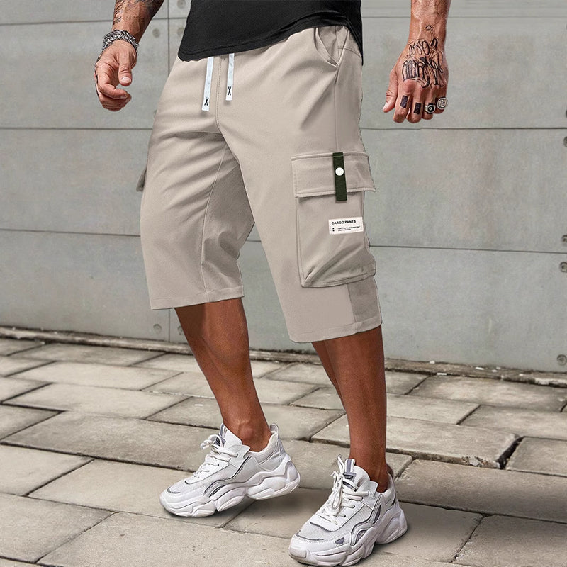 💥LAST DAY SALE 49% OFF !!📢Men's Casual Drawstring Capri Cargo Pants